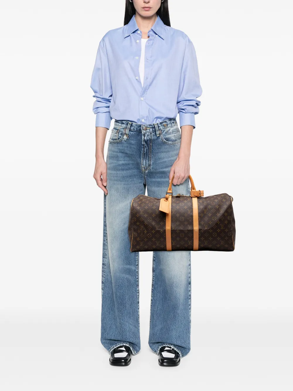 Louis Vuitton Pre-Owned 2001 Monogram Keepall 50 travel bag | Pre-owned | Image 2