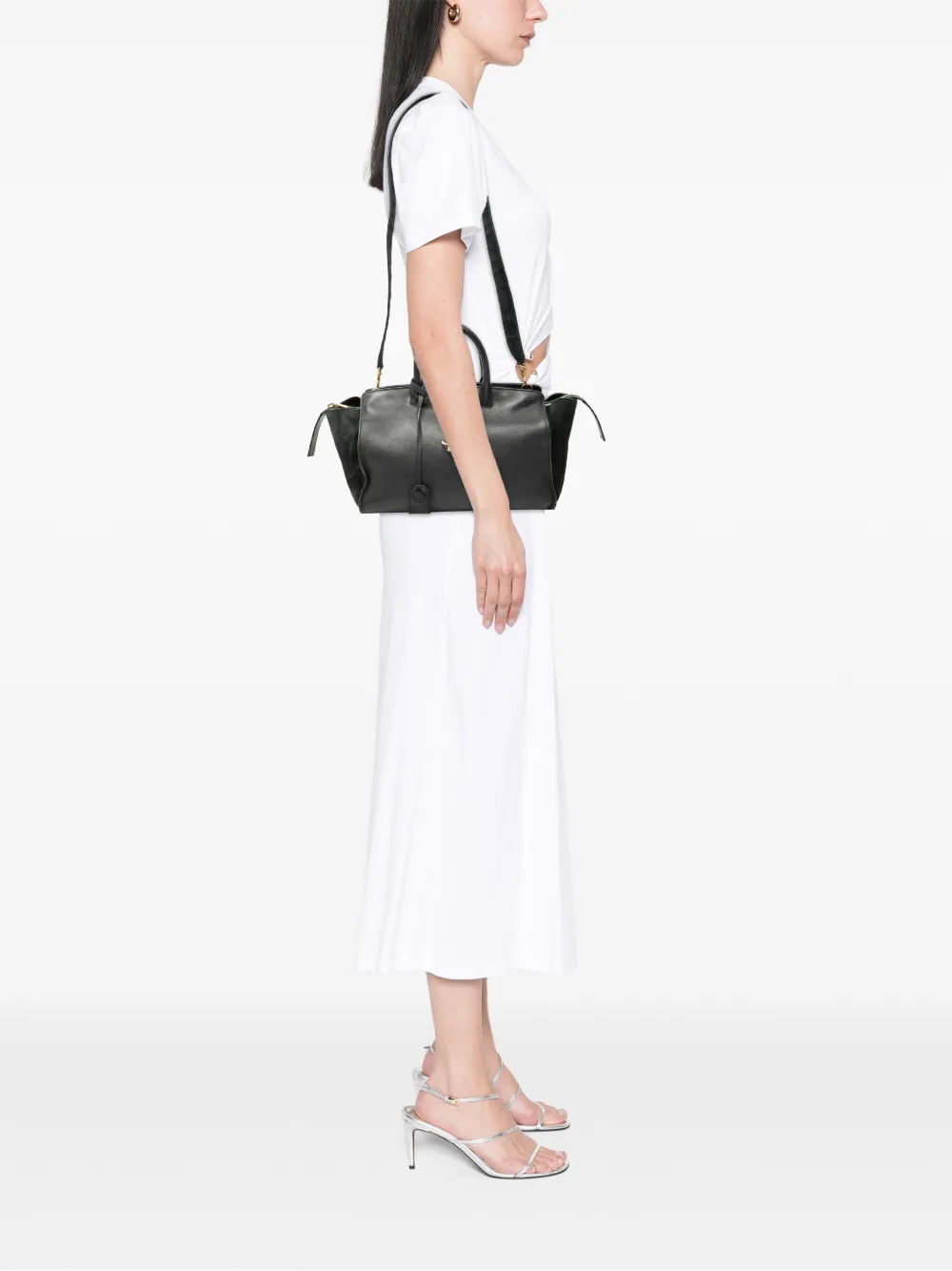 Saint Laurent Pre-Owned 2017 Small Leather Downtown Cabas satchel | Pre-Owned | Image 2