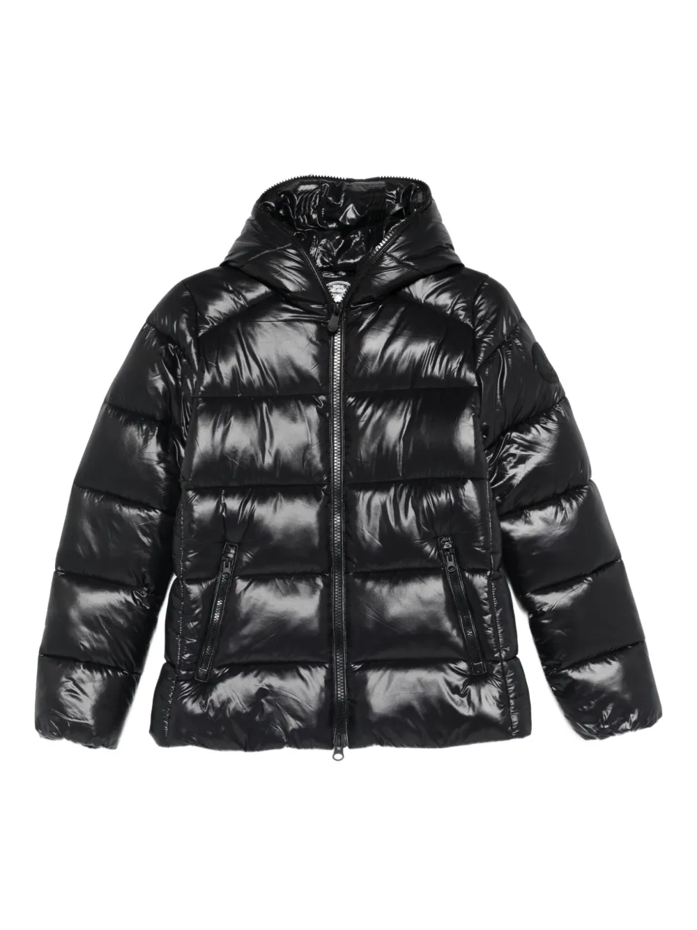Save The Duck hooded padded jacket | Black | Image 1