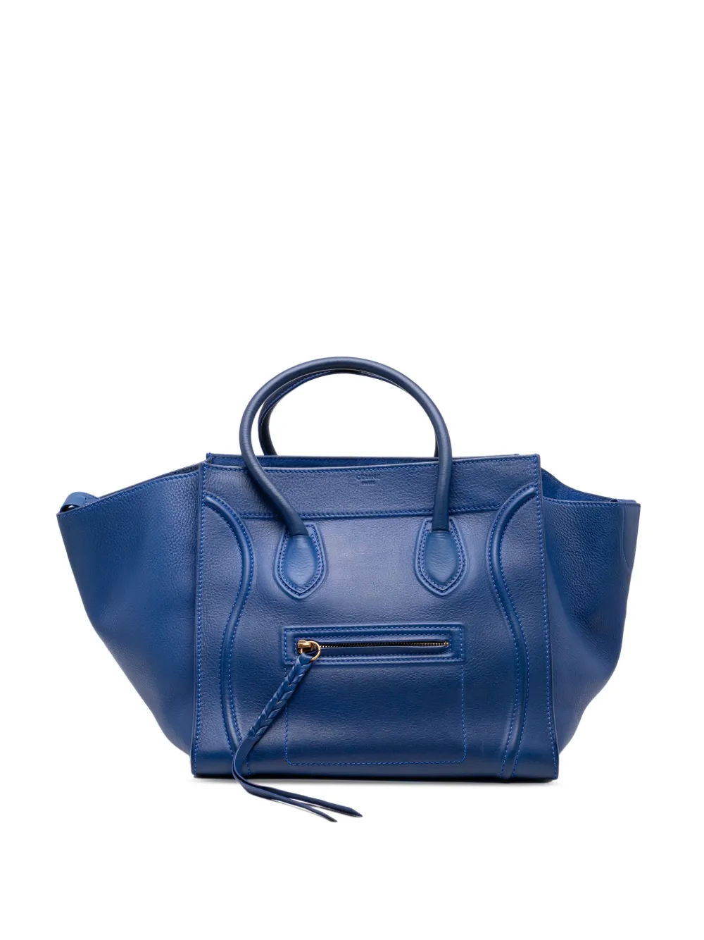 Celine Pre-Owned 2012 ミディアム グレインカーフ ファントム ラゲージ ハンドバッグ - ブルー Celine Pre-Owned 2012 ミディアム グレインカーフ ファントム ラゲージ ハンドバッグ - ブルー