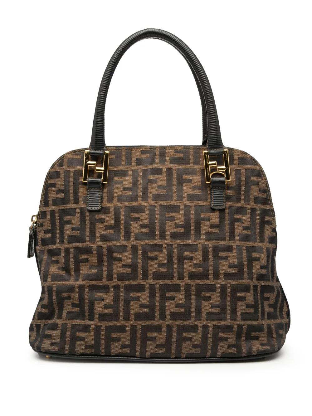 Fendi Pre-Owned 20th Century Zucca Canvas Dome satchel | Brown | Image 1