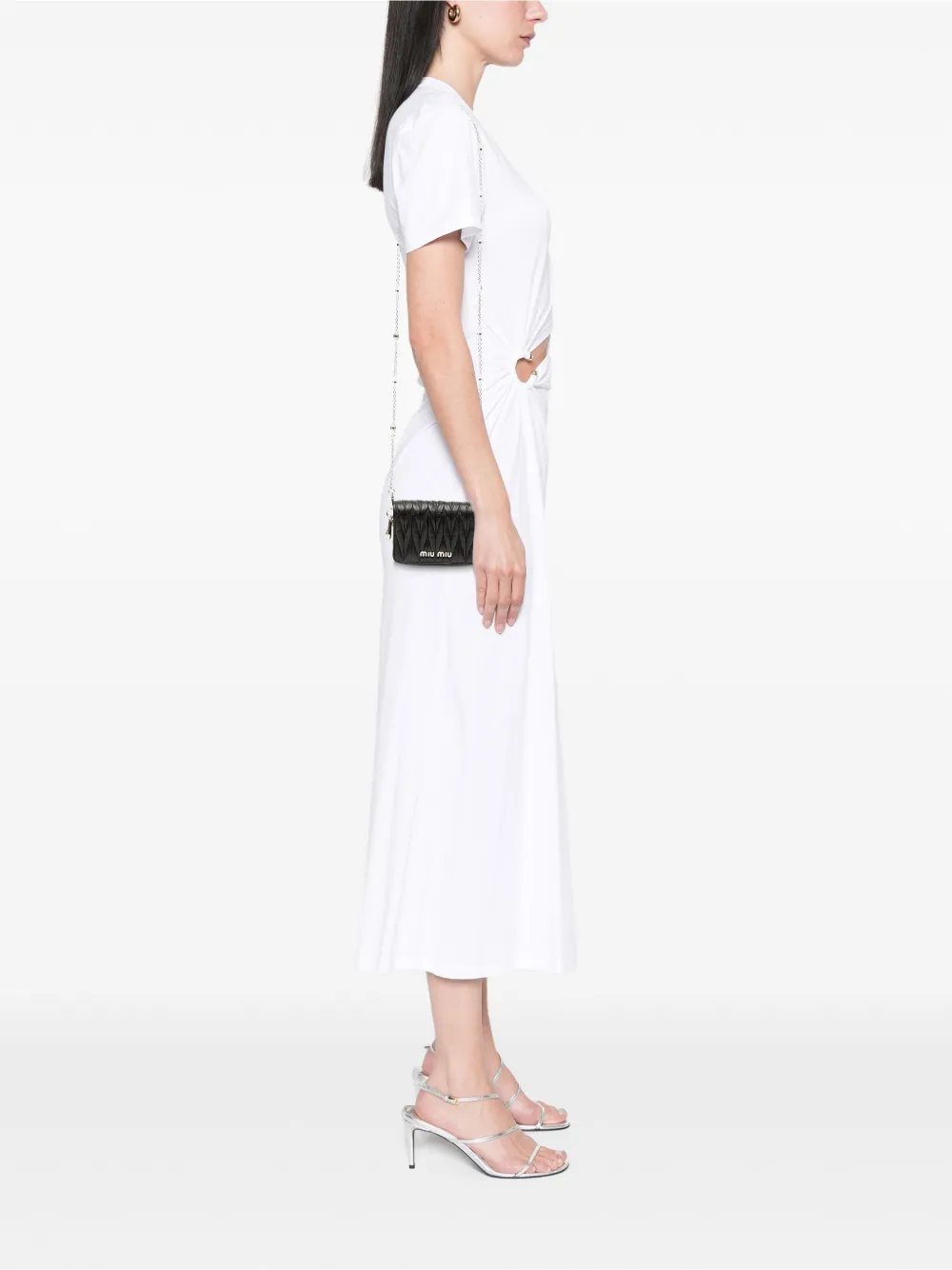 Miu Miu Pre-Owned 2000-2025 Mini Matelasse Nappa Miu Delice crossbody bag | Pre-Owned | Image 2