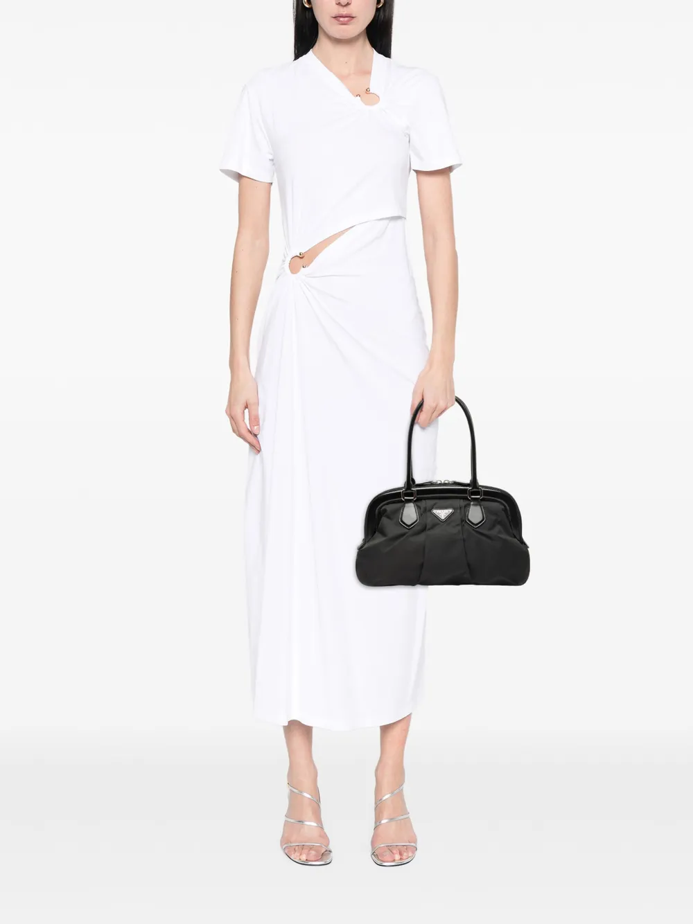 Prada Pre-Owned 2013-2025 Tessuto Frame handbag | Pre-Owned | Image 2