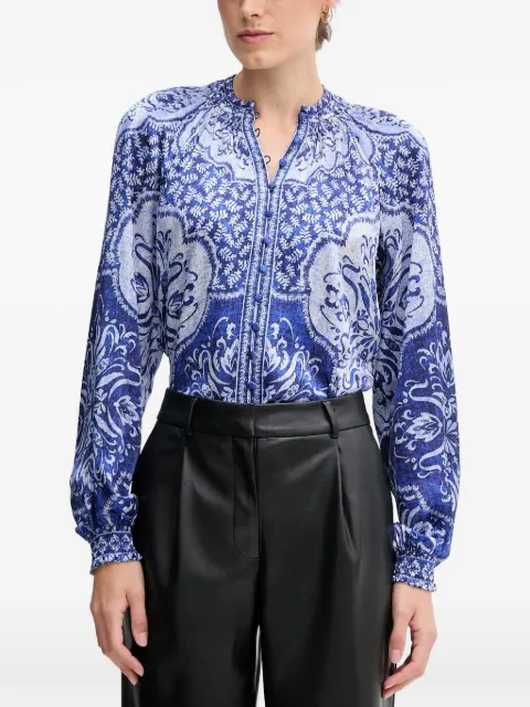 Hale Bob Marianna printed button top