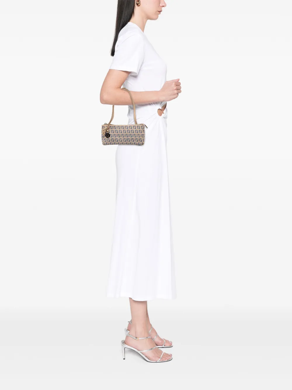 Fendi Pre-Owned 2000-2025 Zucchino Canvas Triple Strap Pochette shoulder bag | Pre-Owned | Image 2