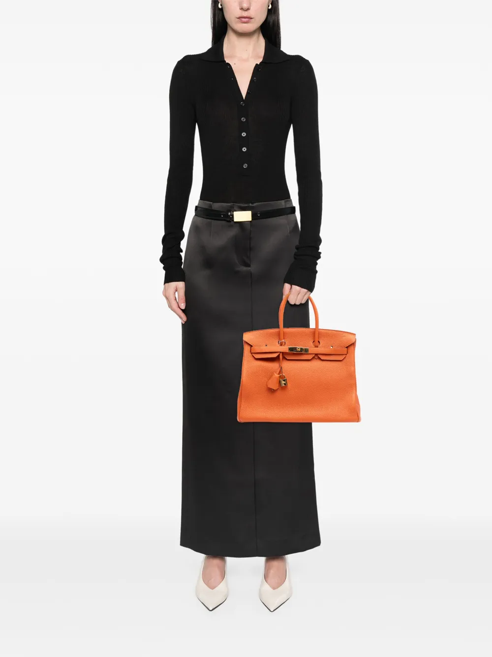 Hermès Pre-Owned sac à main Birkin Retourne 35 pre-owned (2011) | Pre-owned | Image 2