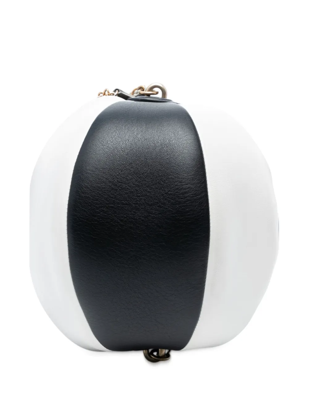 Pre-owned Chanel 2019 Calfskin Coco Beach Ball Bag Shoulder Bag In Black