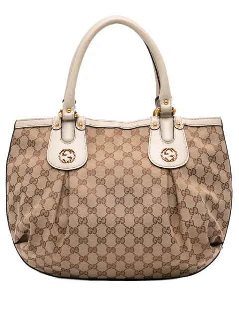 Gucci Pre-Owned 2016-2024 Scarlett Tote Bag aus GG Canvas