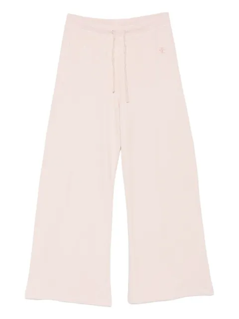 ÉTERNE drawstring wide leg trousers