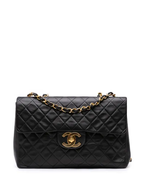 CHANEL Pre-Owned 1994-1996 Maxi XL Classic Lambskin Single Flap shoulder bag