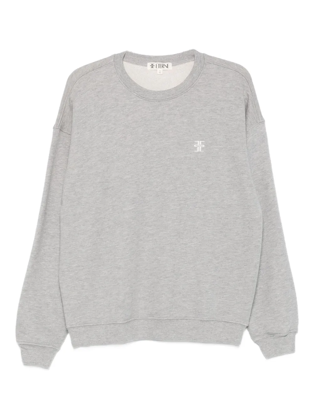 ÉTERNE sudadera con cuello redondo y logo | gris | Image 1