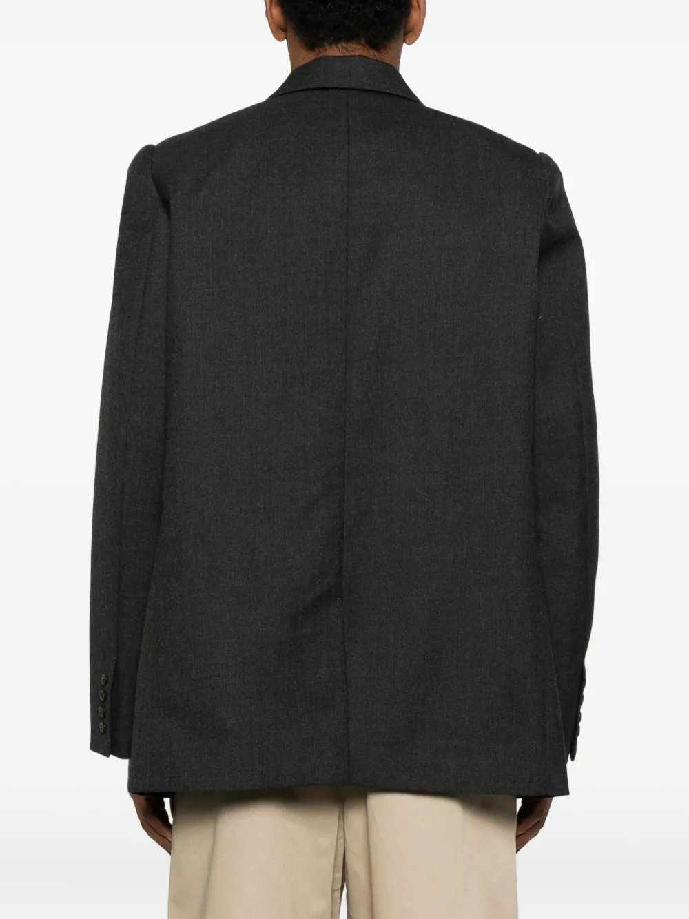 Willy Chavarria Chuco Oversized Blazer In Black