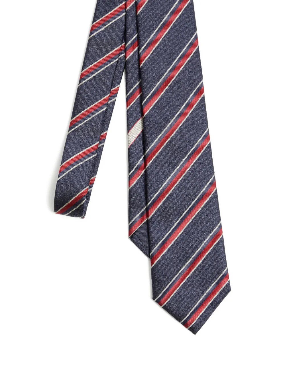 Valentino Garavani Zijden stropdas met jacquard Blauw