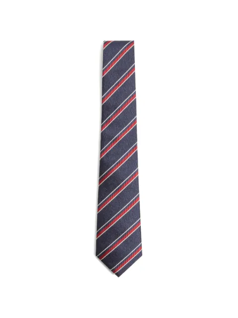 Valentino Garavani jacquard regimental silk tie