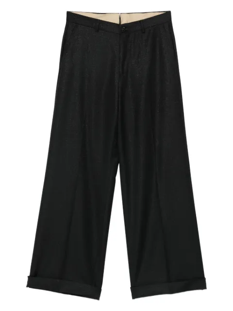 LUIGI BIANCHI MANTOVA glitter-embellishment tailored trousers
