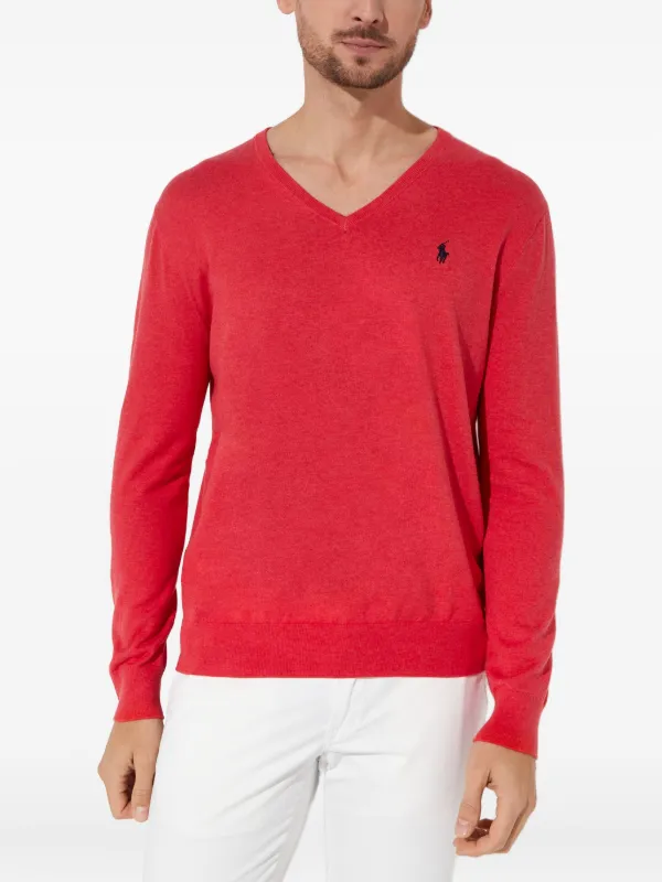 Polo Ralph Lauren Polo Pony-embroidered Jumper Red