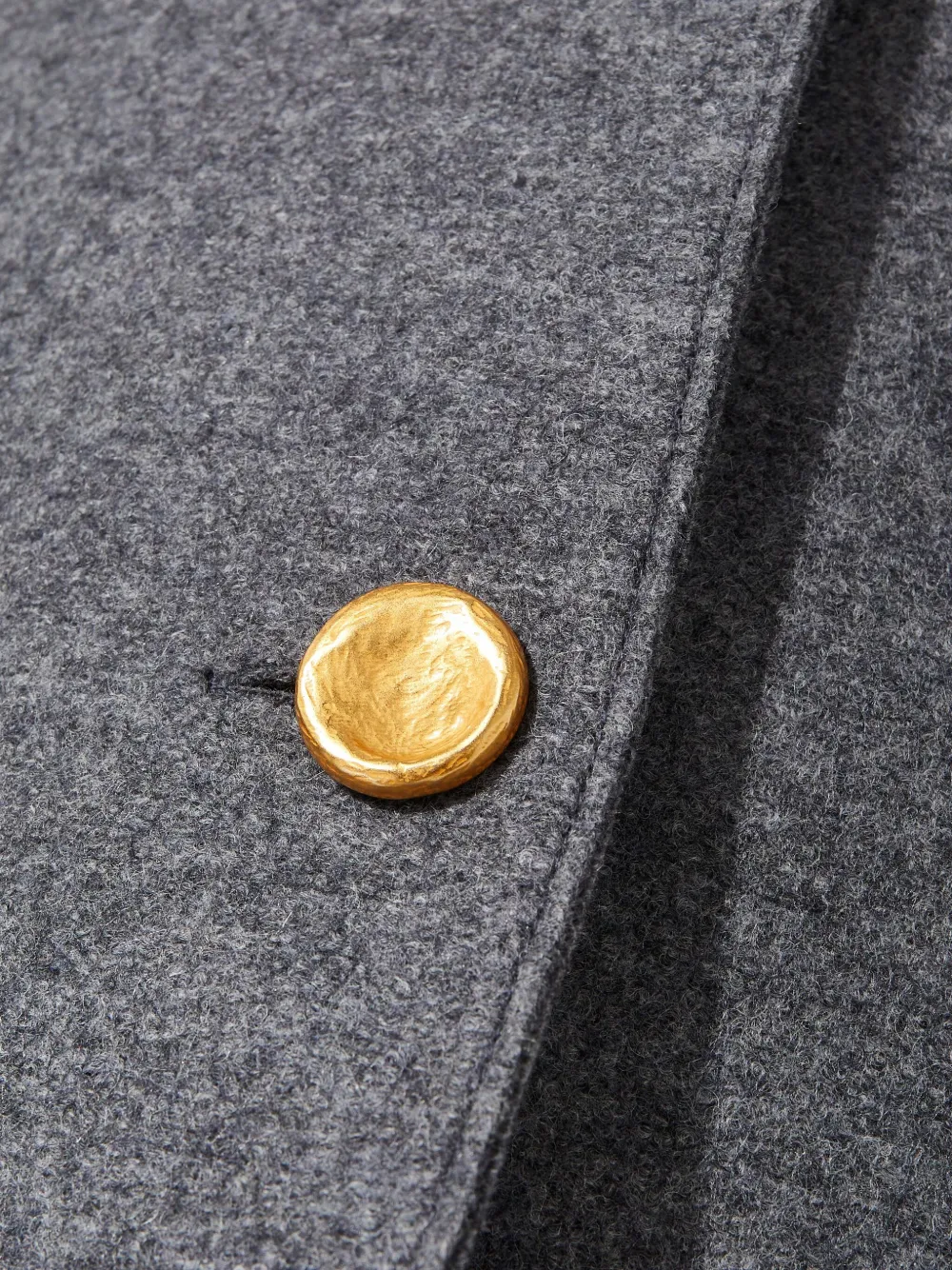 Harris Wharf London Double-breasted Coat In Gray