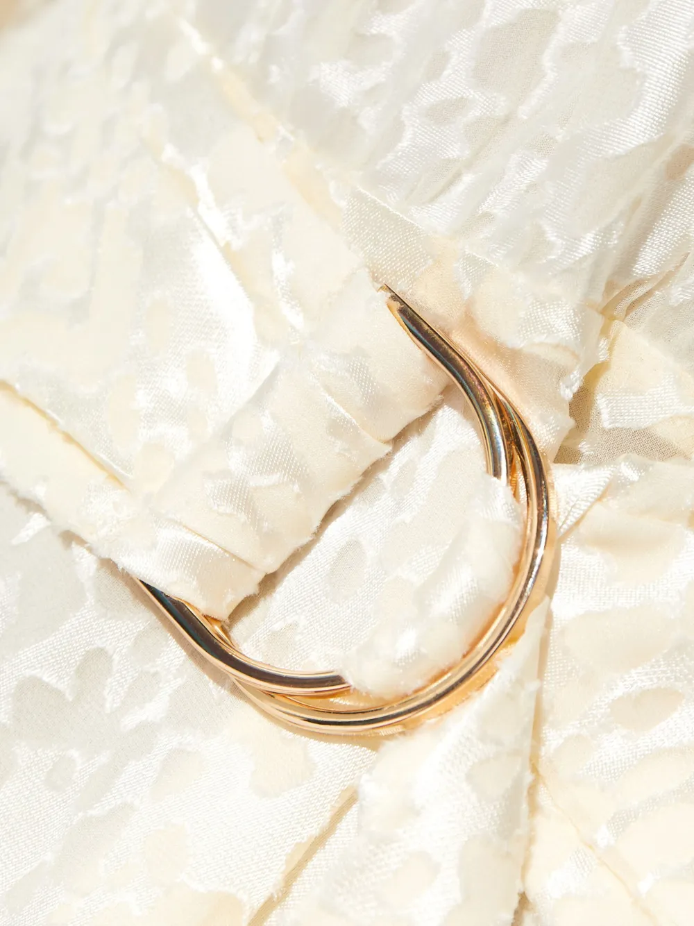 Acler Mini-jurk met ceintuur Beige