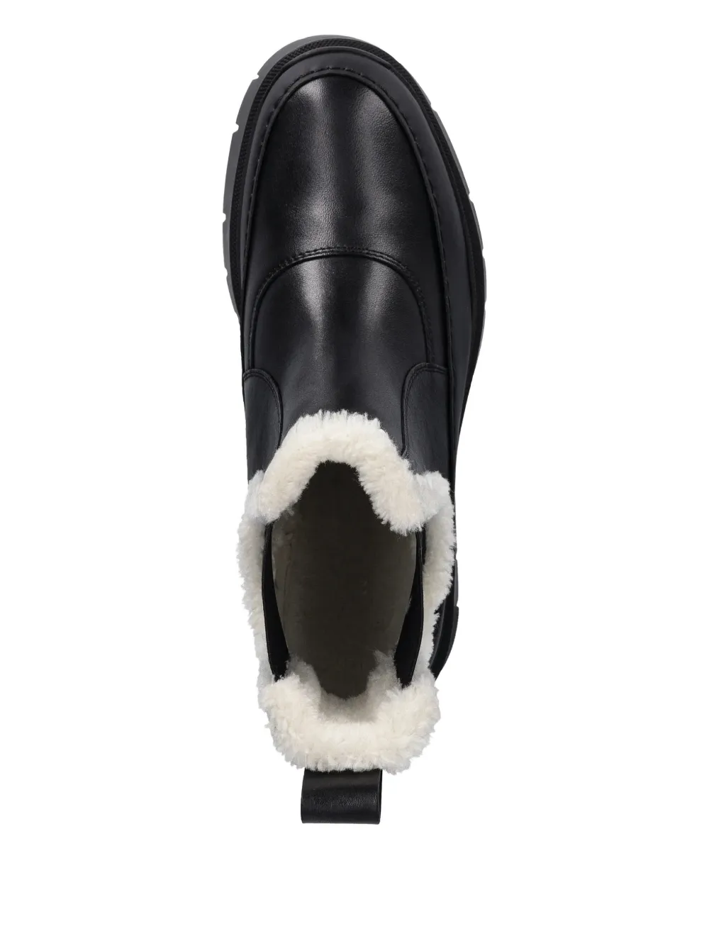 HUGO Leren Chelsea laarzen Zwart