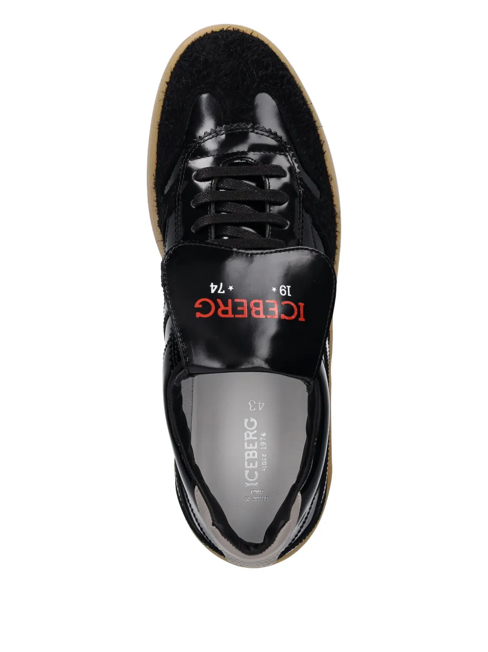 Iceberg Sneakers met logoprint Zwart