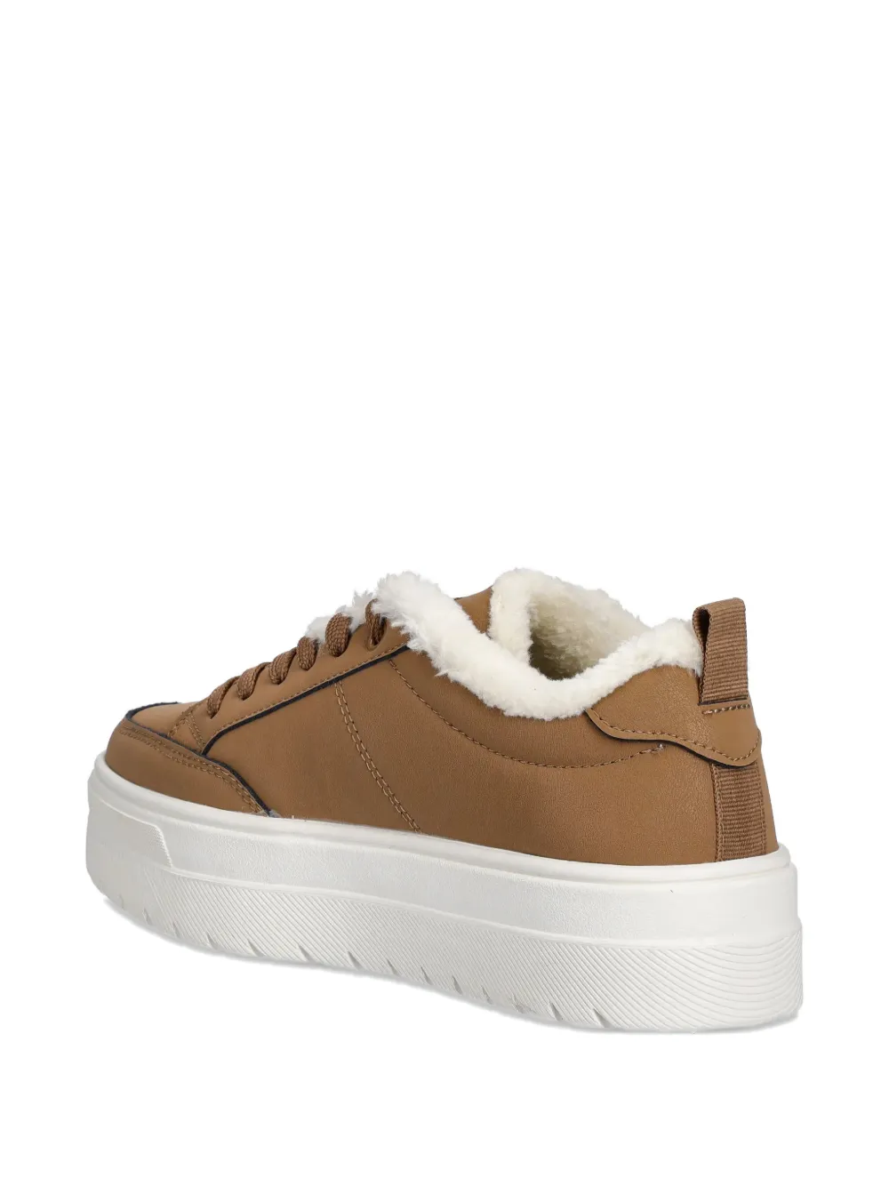 HUGO Sneakers met plateauzool Bruin