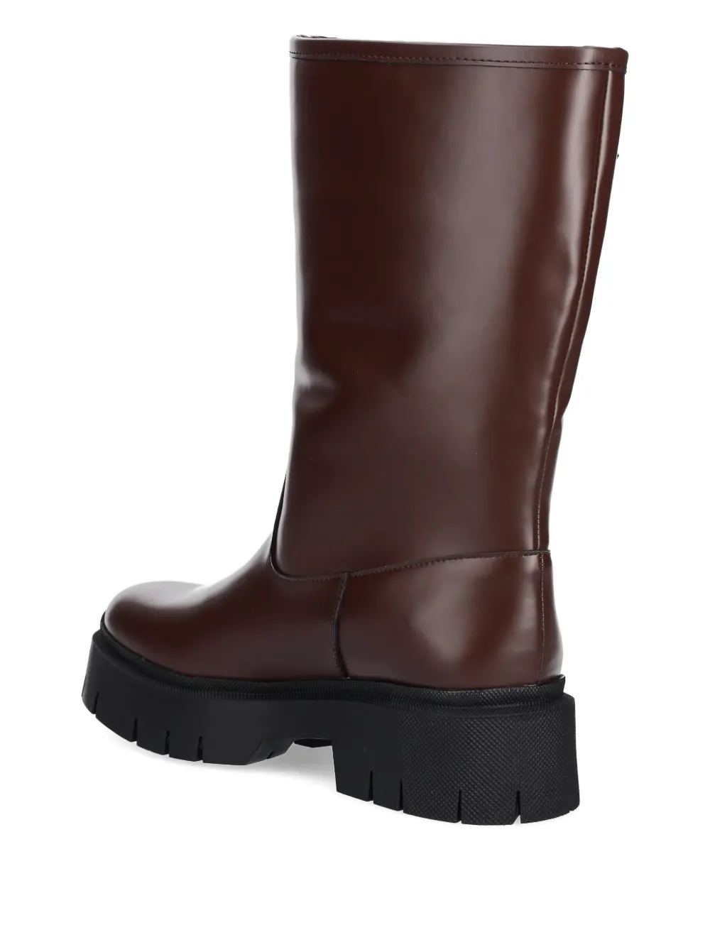 Hugo Boss Buckle-detail Biker Boots In Multi