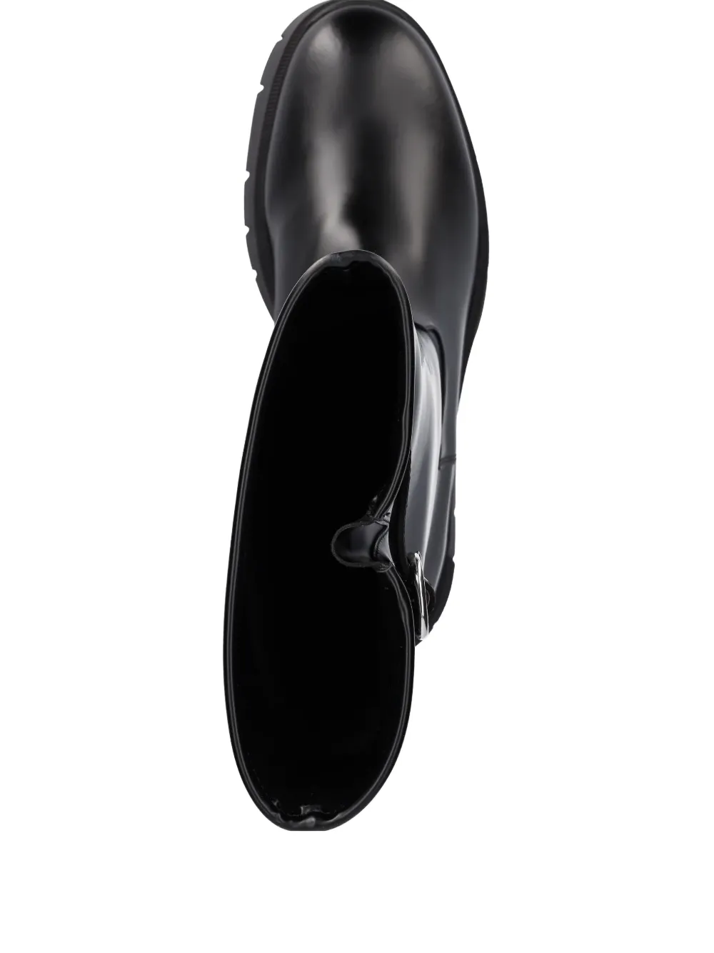 Hugo Boss Buckle-detail Biker Boots In Black