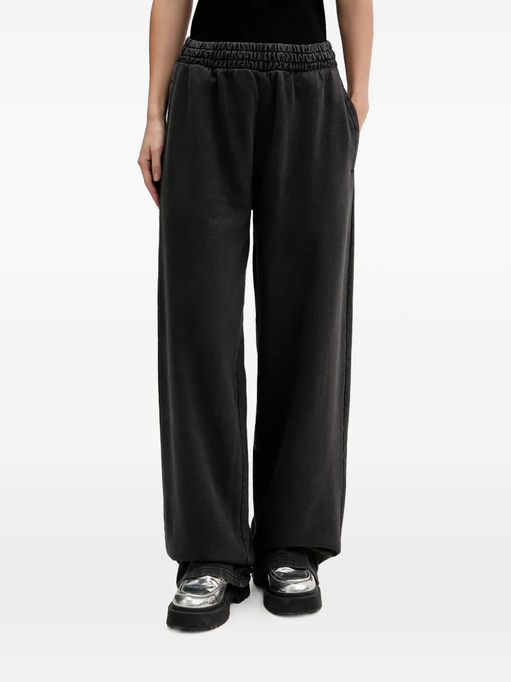 Hugo Boss Logo-embellishment Track Pants In Black