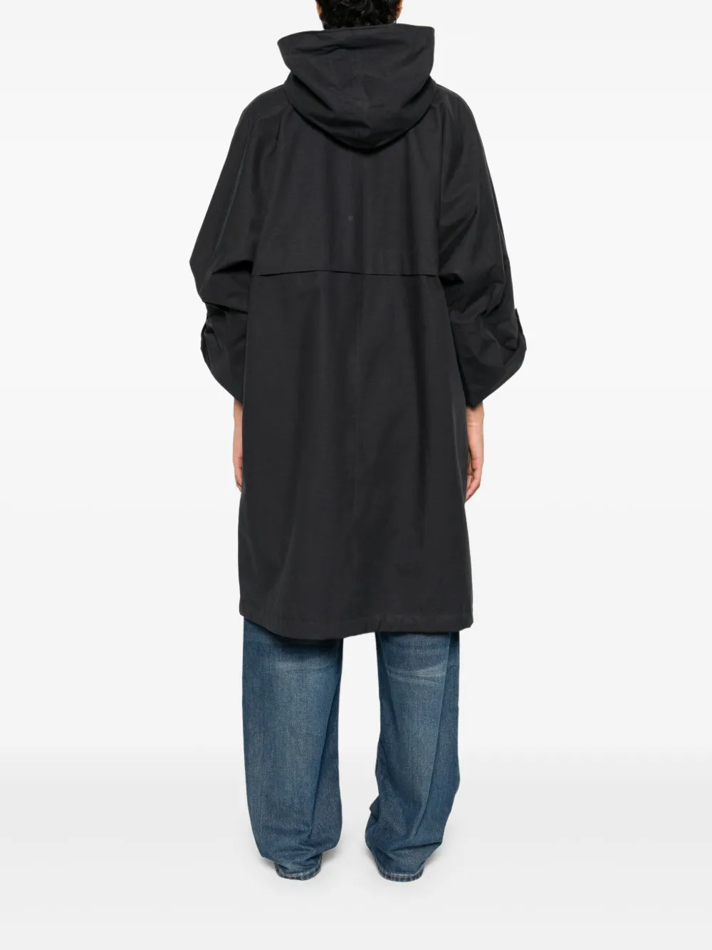 G-lab Milla Ii Hooded Parka Coat In Black