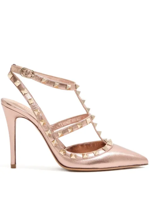 Valentino Garavani 100mm rockstud leather pumps