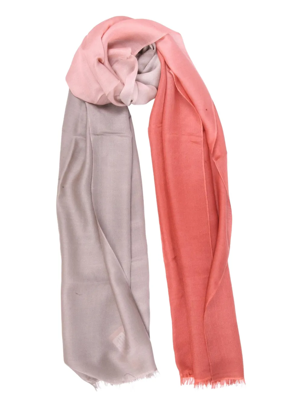 PASHMINA cashmere-silk scarf - Grijs