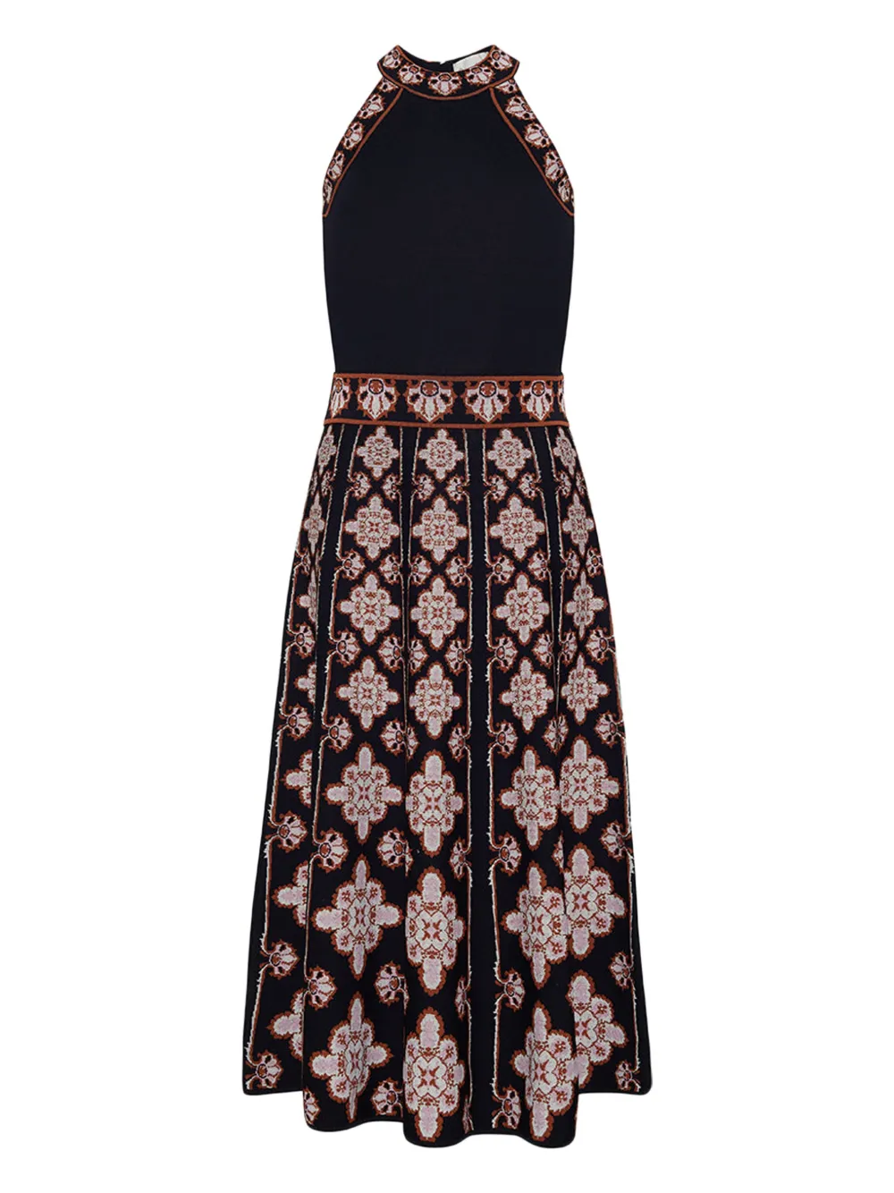 Cara Cara Sandrinna Halterneck Dress In Black