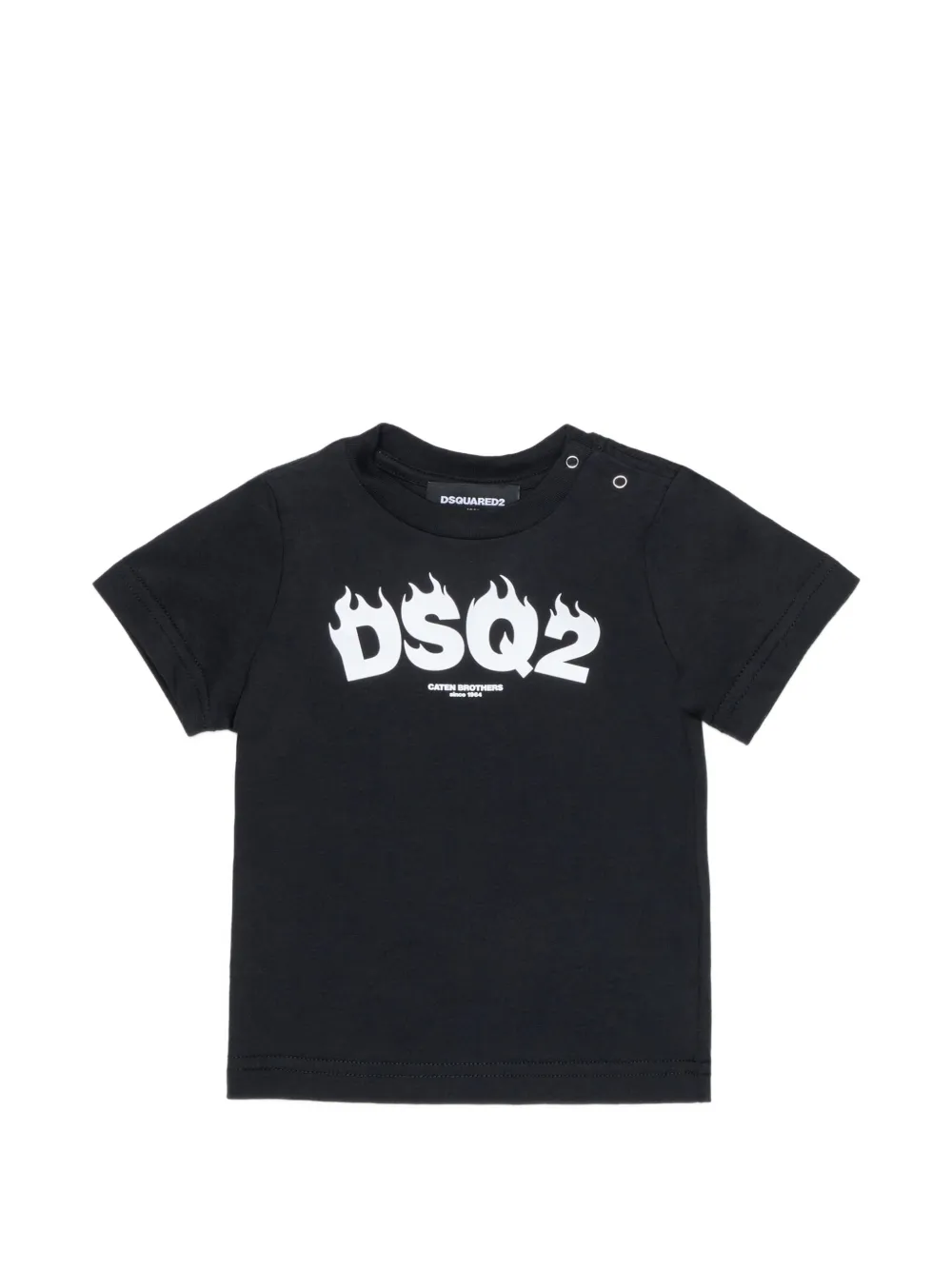 DSQUARED2 KIDS logo graphic T-shirt - Nero