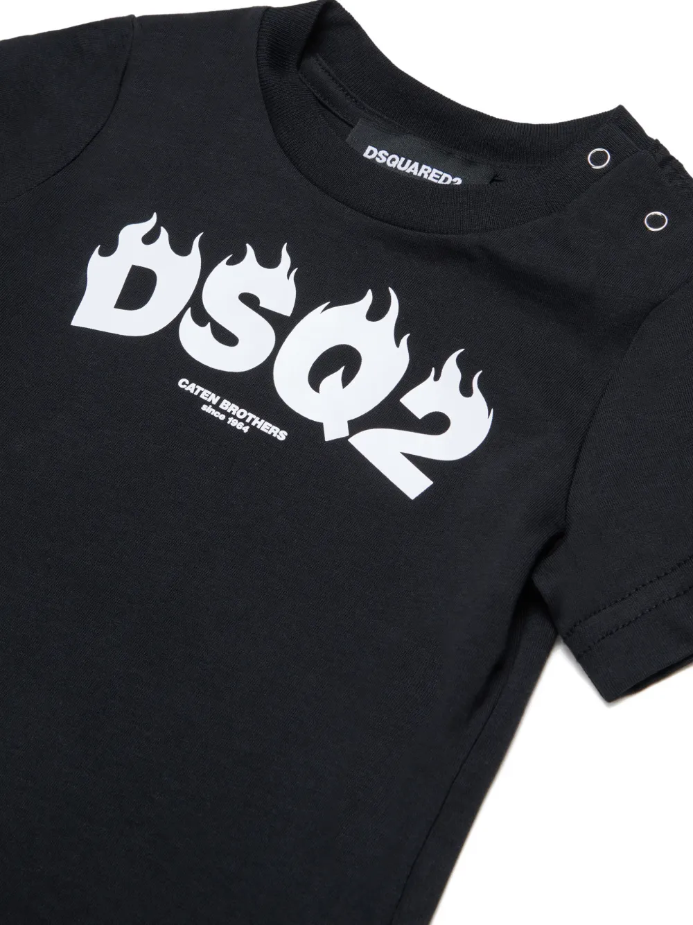  Dsquared2 Kids Logo Graphic T-shirt - Black 