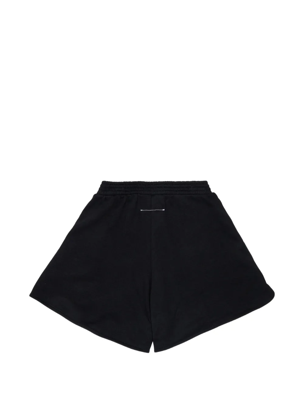 MM6 Maison Margiela Kids Fleece shorts met logo Zwart