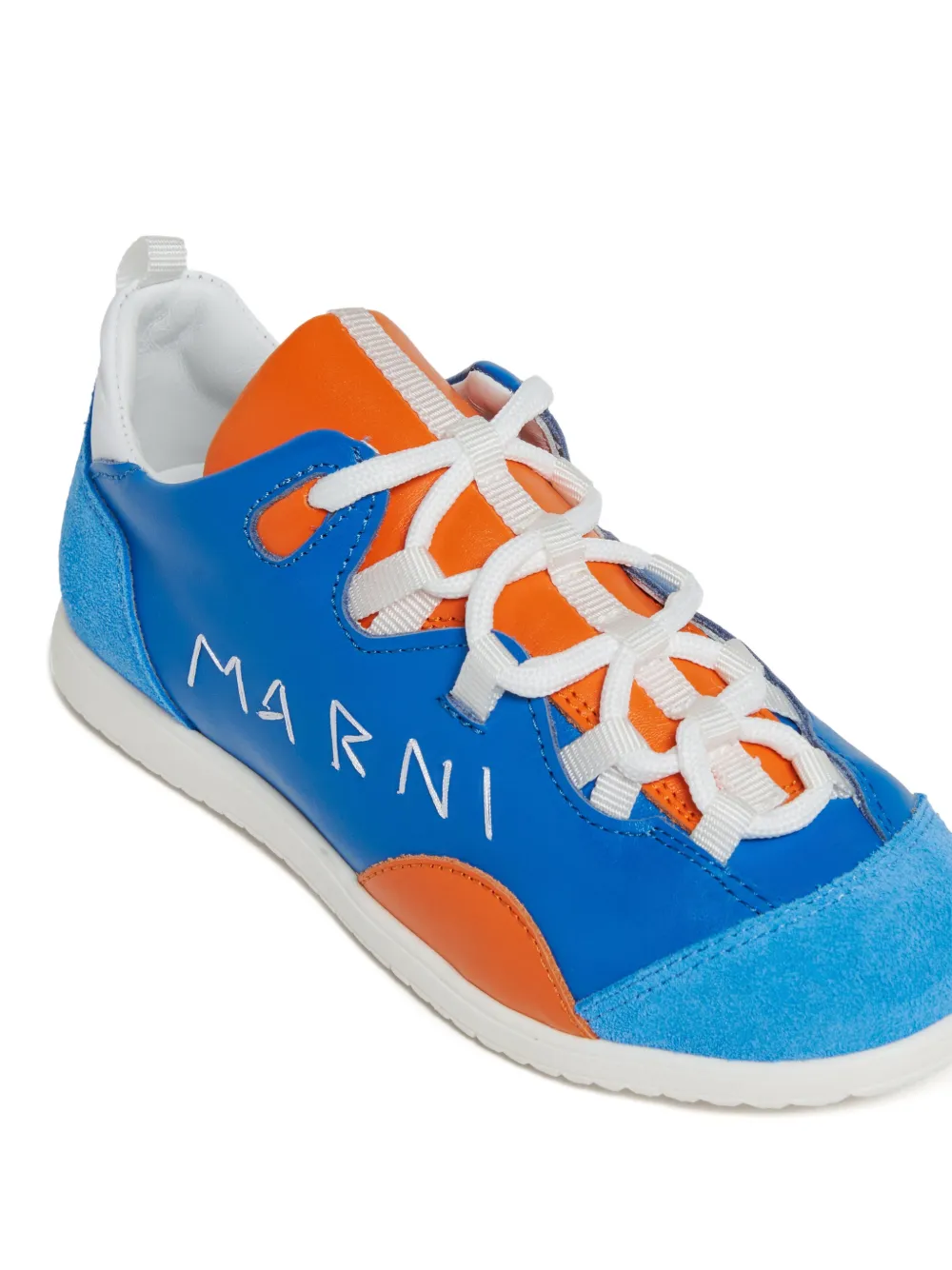 Marni Kids Sneakers met vlakken Blauw