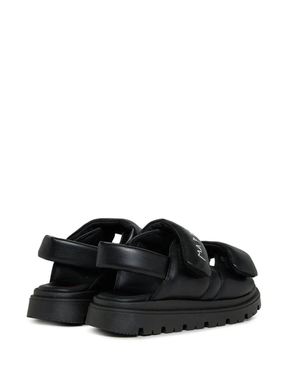 Marni Kids Sandalen met bandjes en logodetail Zwart