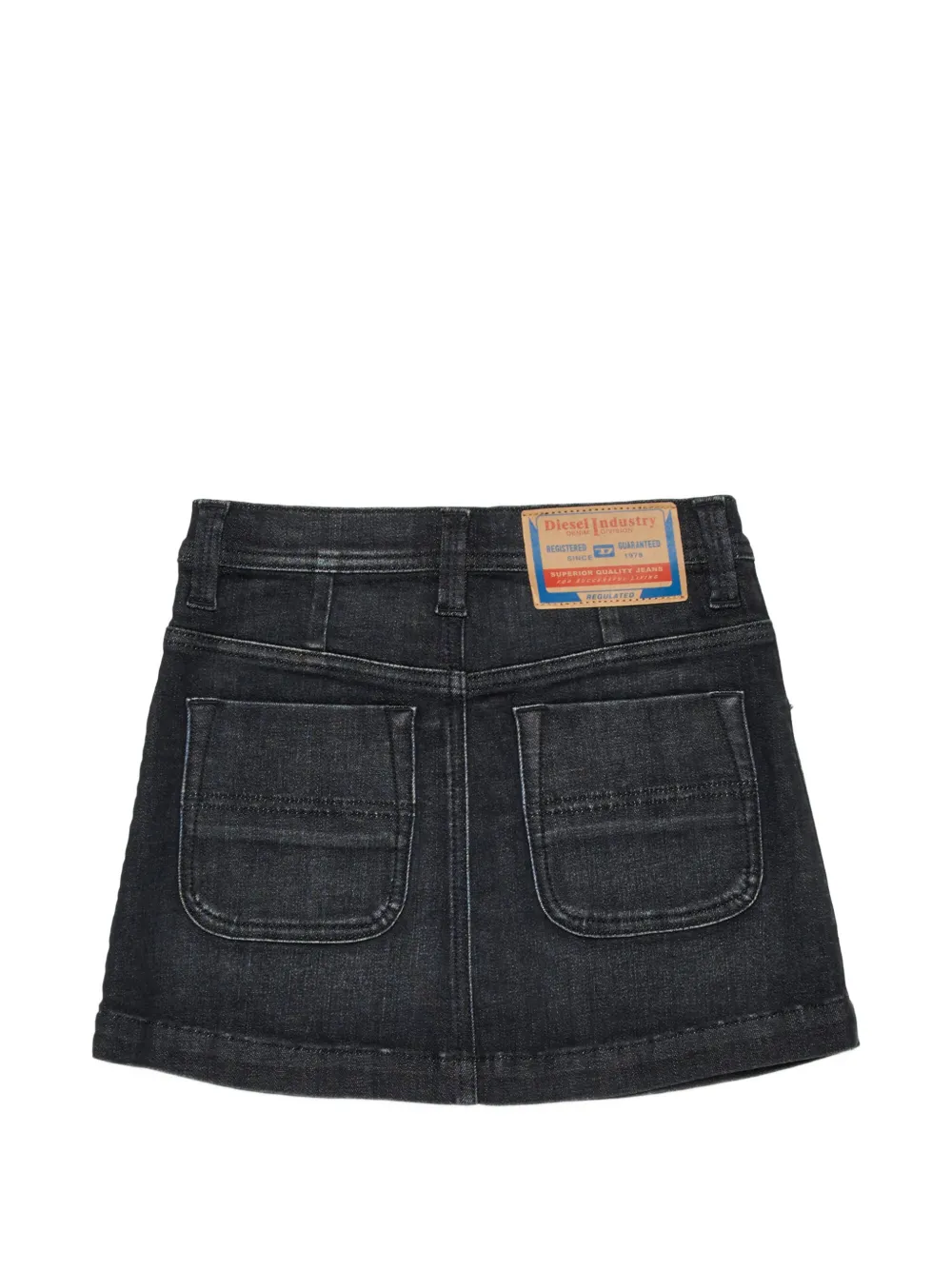  Diesel Kids Buttoned Skirt - Black 