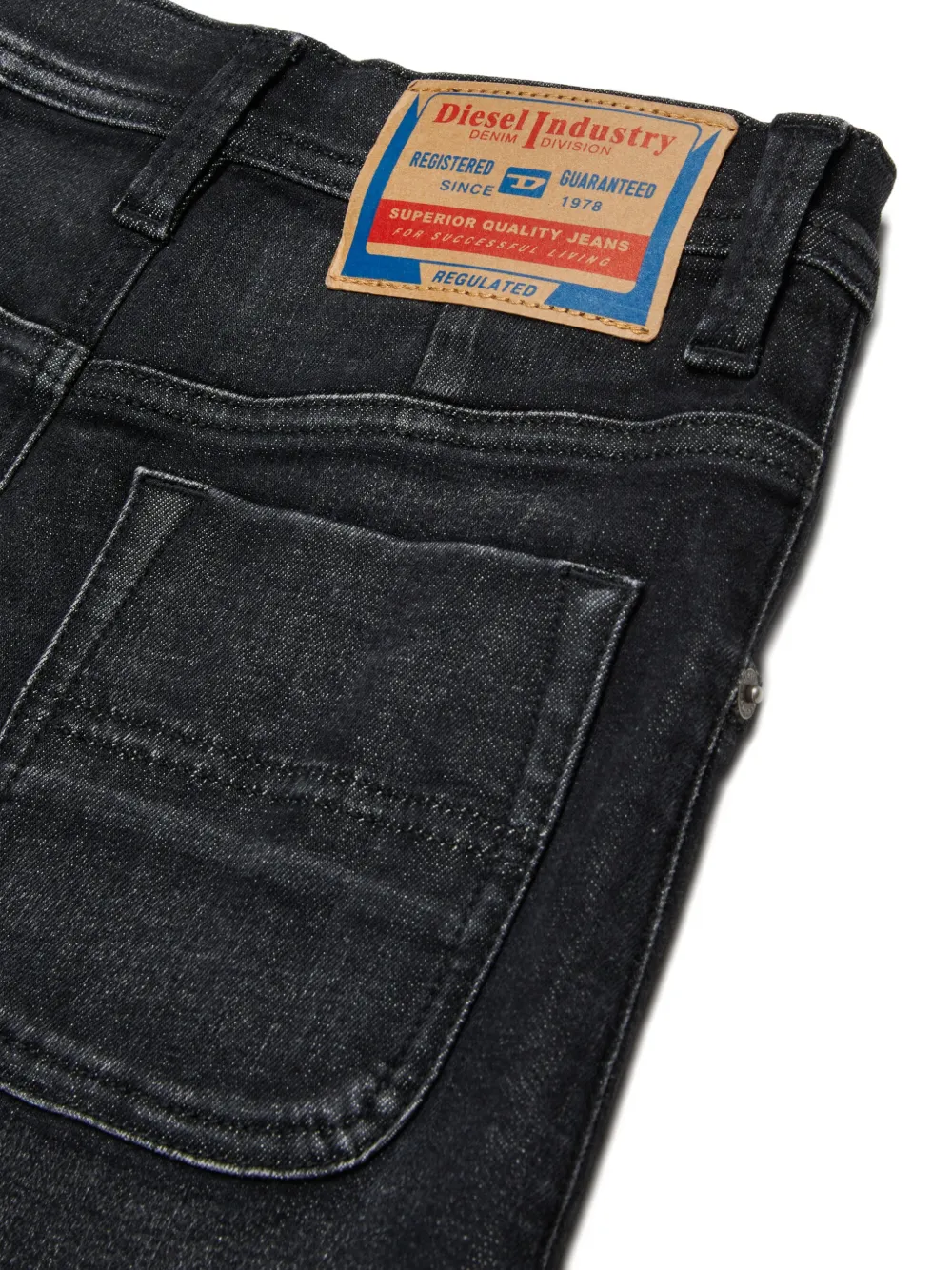 Diesel Kids Gealbus rok met knopen Zwart