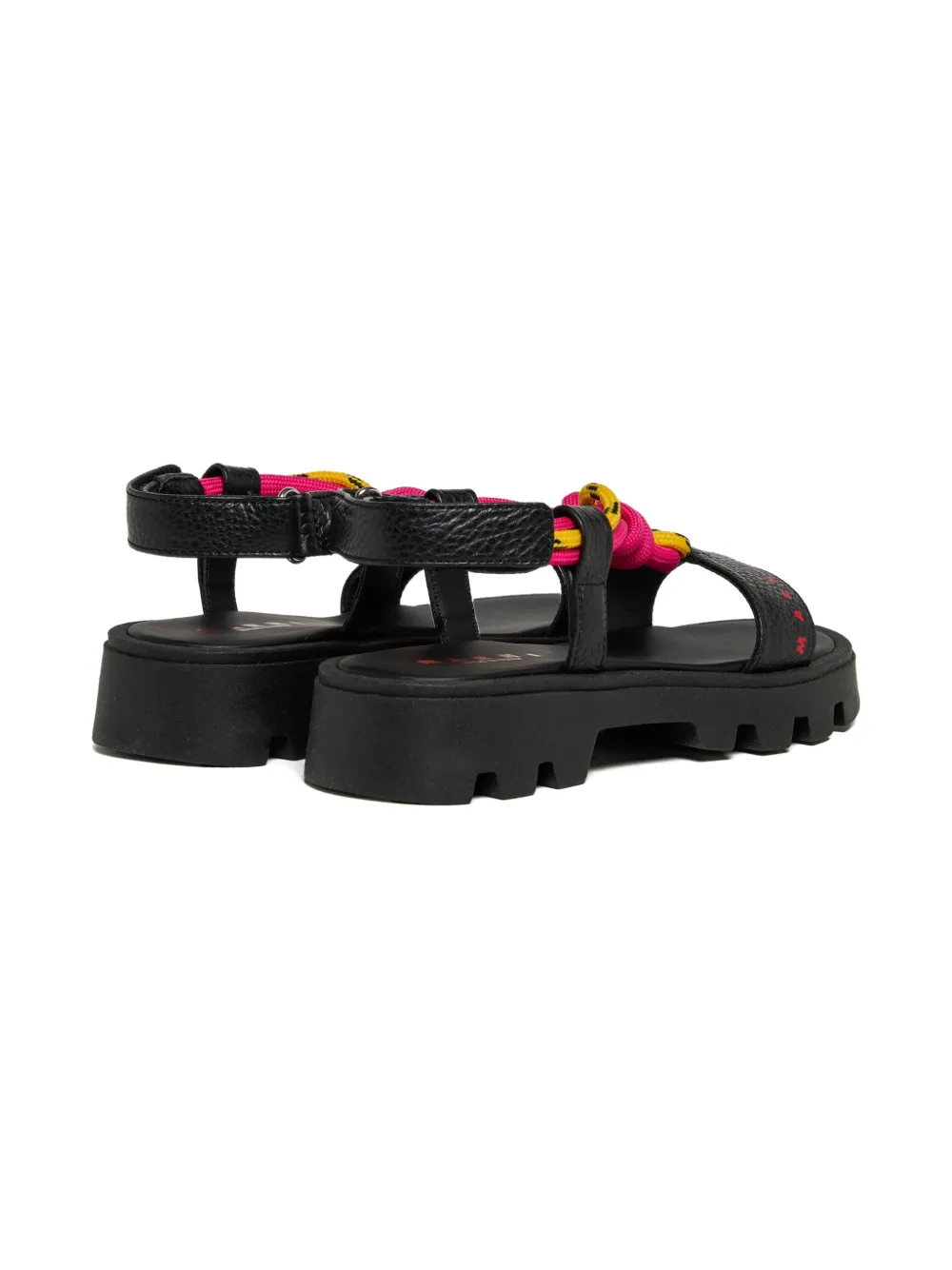 Marni Kids Sandalen met geknoopt detail Zwart