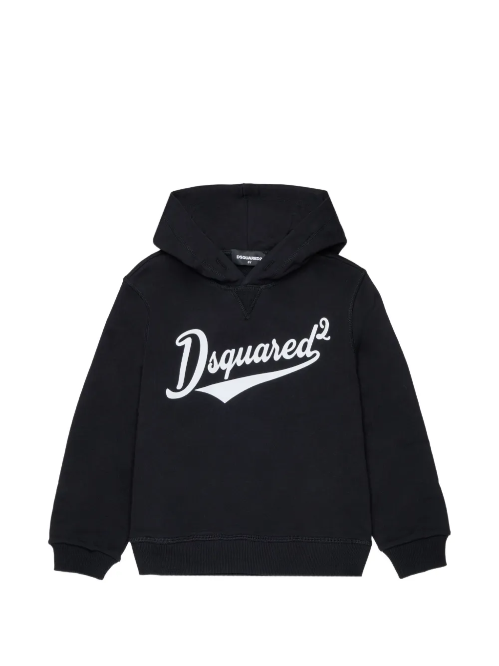 DSQUARED2 KIDS logo hooded sweater - Nero