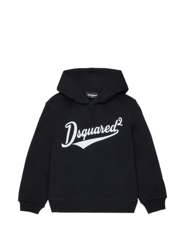 DSQUARED2 KIDS ロゴ ニットパーカー | ブラック | FARFETCH JP