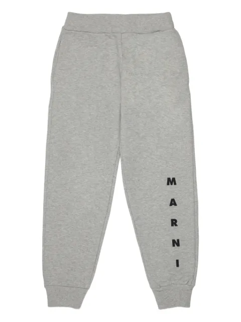 Marni Kids pants con logo estampado