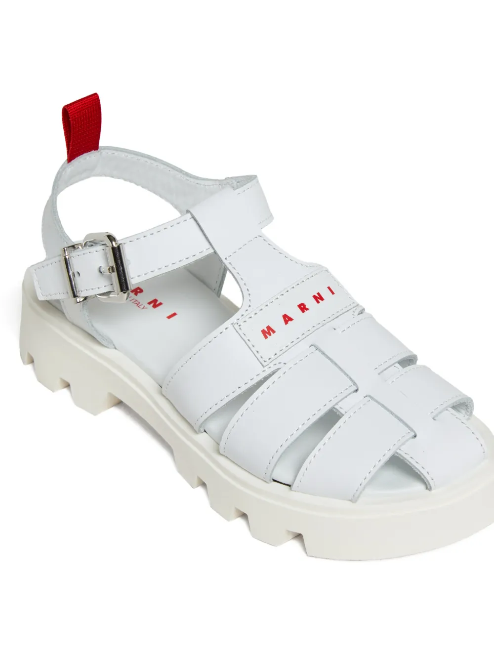 Marni Kids Sandalen met gesp Wit