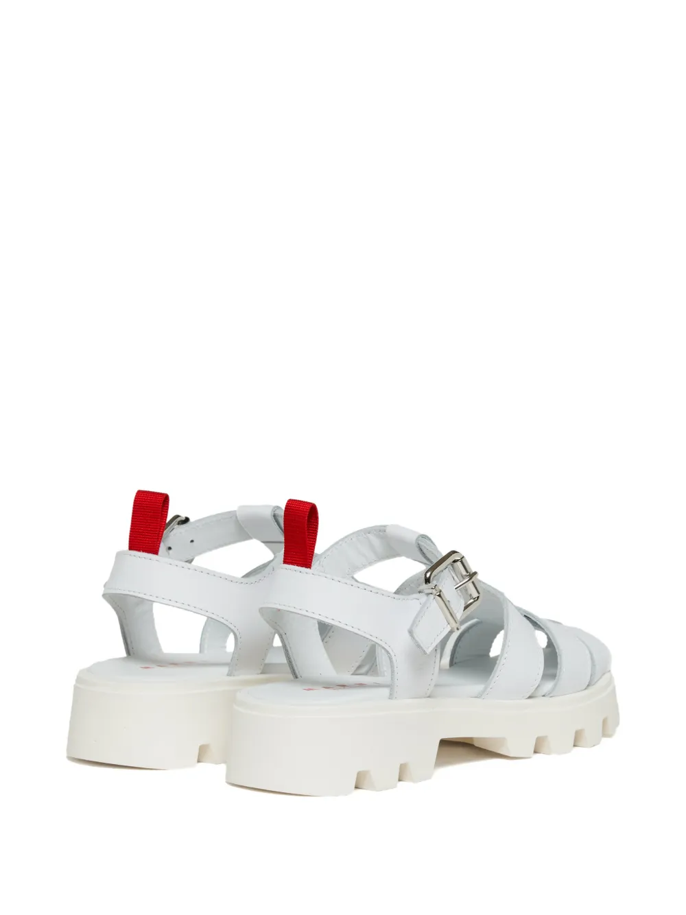 Marni Kids Sandalen met gesp Wit