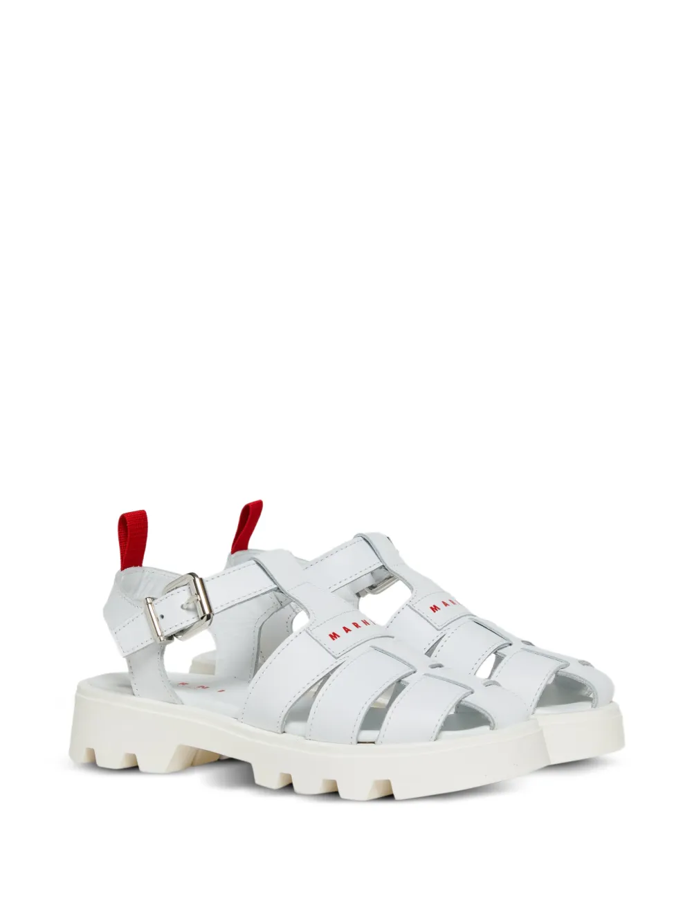 Marni Kids Sandalen met gesp Wit