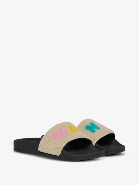 Marni Kids Sandali slides con logo