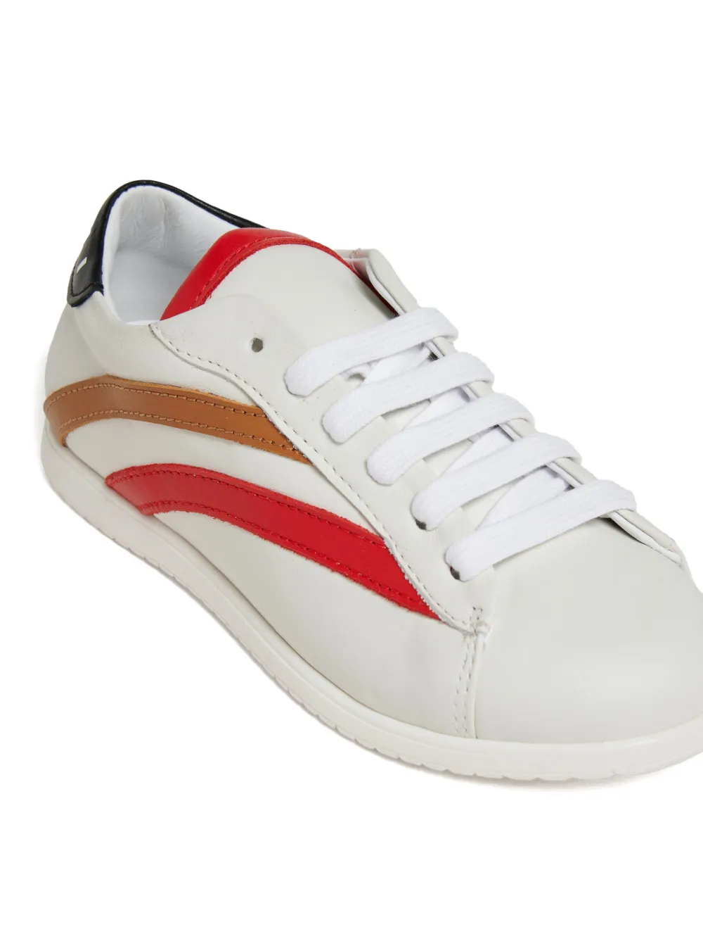 Marni Kids stripe-detail sneakers Wit