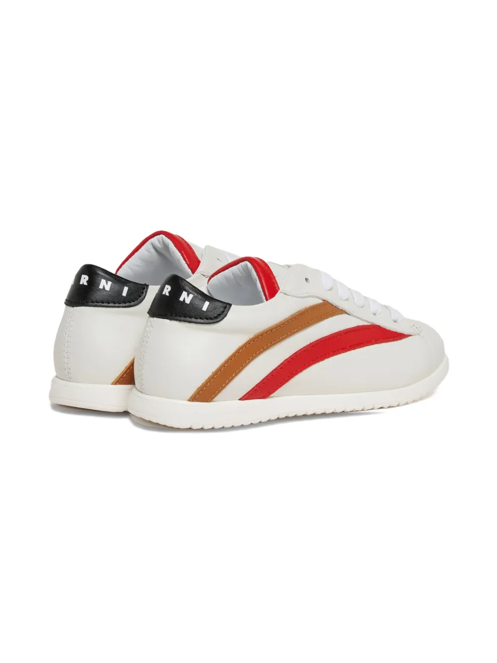 Marni Kids stripe-detail sneakers Wit