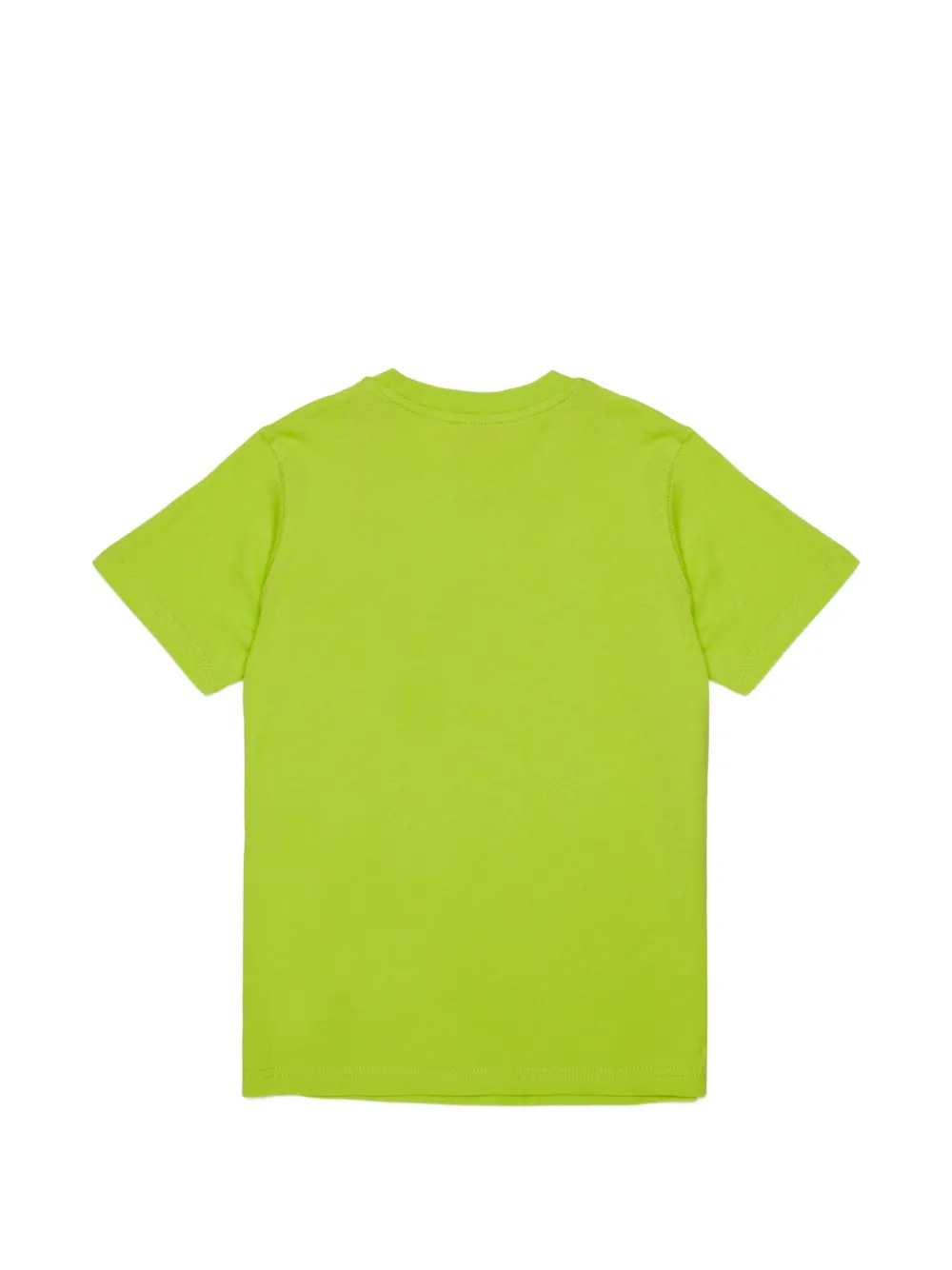 Diesel Kids T-shirt met patch en korte mouwen Groen